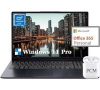 Lenovo Ordenador portátil Ideapad 1 de 15 pulgadas, FHD 15.6, laptop para estudiantes universitarios, negocios, Intel Notebook Microsoft Office 365 1Y, 20 GB RAM 512 GB SSD, Windows 11 Pro, teclado