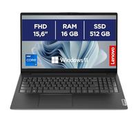 Lenovo Ordenador portátil V15 G4 IRU de 15,6 pulgadas, procesador Intel Core i7-13620H, Intel UHD Graphics, RAM 16 GB, 512 GB SSD, negro, Windows 11 Home