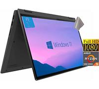 Lenovo Portátil Flex 5, pantalla táctil FHD de 14 pulgadas, AMD Ryzen 5 5500U, 16 GB de RAM, SSD PCIe de 512 GB, gráficos AMD Radeon, Windows 11 Home con accesorios JAWFOAL