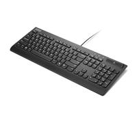 Lenovo Smartcard Wired Keyboard II - Teclado - Formato Completo - Diseño 3 Zonas - USB - QWERTZ - Alemán - Negro - Caja marrón - Cru