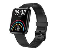 Lenovo Smartwatch E1 MAX con Monitor de Temperatura, oxígeno Presión Arterial y aplicación Sport App. Adecuado para Android e iOS, con Posibilidad de Conexión a Apple Health, Negro, 240 x 280 mm,