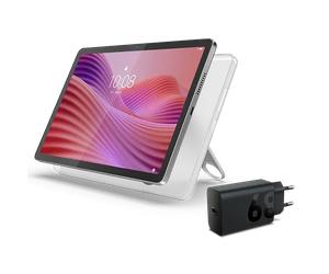 Lenovo Tab 10.1 4GB 64GB + Clear Case & Adaptor Procesador MediaTek Helio G85 2,00 GHz , Android 14 o versiones posteriores, 64 GB eMMC 5.1 - IBBNDLLENOVO8