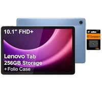 Lenovo Tab M10 - Tableta Android Idea de 10.1 pulgadas, 256 GB de almacenamiento (eMMC de 128 GB + tarjeta SD de 128 GB), FHD+ (1920 x 1200), MediaTek de 8 núcleos, diseño ligero para niños