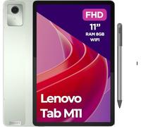 Lenovo Tab M11, Pantalla 11" FullHD - (MediaTek Helio G88, RAM 8 GB, Memoria 128 GB, WiFi 5, Tableta Android 13) - Seafoam Green, Exclusivo Amazon, bolígrafo Incluido