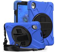 Lenovo Tab M8 FHD TB-8705F TB-8705N 8.0" Caso, Tres Capa Resistente Cuerpo Completo Funda Protectora con Soporte/Correa de Mano/a Hombro Correa para Lenovo Tab M8 FHD TB-8705F TB-8705N 8.0" (Azul)