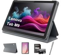 Lenovo Tab M9 - Tableta LCD HD de 9 pulgadas, procesador MediaTek Helio G80 de 8 núcleos, Android 12 o posterior, 3 GB de RAM, 32 GB de almacenamiento, batería de larga duración, Dolby Atmos, cámara