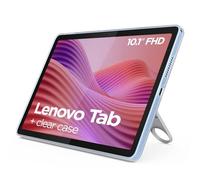 Lenovo Tab, Pantalla 10.1" FHD, procesador Mediatek Helio G85, RAM 4GB, Memoria 128GB, WiFi 6, Tablet Android 14, Clear Case Incluido - Polar Blue