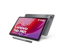 Lenovo Tablet Tab M11 | Pantalla táctil WUXGA 11" | MediaTek Helio G88 | 8GB de RAM | SSD 128GB | Wi-Fi | Android 14 | Gris | con lápiz Capacitivo