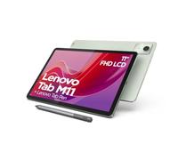 Lenovo Tableta Tab M11, Pantalla táctil WUXGA de 11 Pulgadas, MediaTek Helio G88, 4 GB de RAM, 128 GB eMMC 5.1, Android 13, Verde, Incluye lápiz Tab Pen