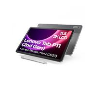 Lenovo Tableta Tab P11 (2ª generación), Pantalla táctil 2K de 11,5 Pulgadas, MediaTek Helio G99, 4 GB de RAM, Memoria de 128 GB, Android 13, Gris, Incluye Precision Pen 2