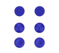 Lenovo Tapas para Joystick Legion Go (3 Pares - 6 Piezas, 3 Estilos - Cóncavas, Esféricas, Cilíndricas, Material Silicona), Color Azul