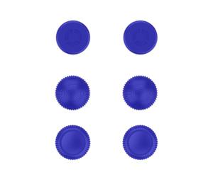Lenovo Tapas para Joystick Legion Go (3 Pares - 6 Piezas, 3 Estilos - Cóncavas, Esféricas, Cilíndricas, Material Silicona), Color Azul