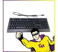 Lenovo Teclado AZERTY USB KBBH21 Negro 105 Teclas Keyboard Nuevo