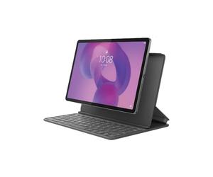 Lenovo Teclado Folio para Tablet IdeaTab (Poliuretano + Policarbonato, Conexión Pogo-Pin, Diseño Intuitivo, Soporte para Bolígrafo Integrado, Protección Completa) - Color Gris Luna
