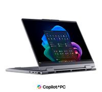 Lenovo ThinkBook 14 2-in-1 Gen 6 14 Intel Procesador Intel® Core Ultra 5 325 núcleos LPE de hasta 3,40 GHz núcleos P de hasta 4,50 GHz, Windows 11 Home 64, 512 GB SSD M.2 2242 PCIe Gen4 QLC - 22ARCTO1