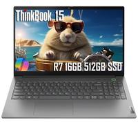 Lenovo ThinkBook 15 Gen 4 Business Laptop (15.6 pulgadas FHD antirreflejante, 16 GB de RAM, SSD de 512 GB, AMD Ryzen 7 5825U (> Intel i7-1255U)) huella dactilar, cámara web de 1080p, grado militar