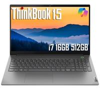 Lenovo ThinkBook 15 Gen 4 - Laptop empresarial (15.6" FHD antirreflejos, Intel 10-Core i7-1255U, 40GB RAM, 1TB PCIe SSD), cámara web 1080p, bisel estrecho, huella digital, Wi-Fi 6, Ethernet, Win 11