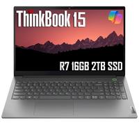 Lenovo ThinkBook 15 Gen 4 - Laptop empresarial (15.6 pulgadas FHD antirreflejante, 16 GB de RAM, SSD de 2 TB, AMD Ryzen 7 5825U (> Intel i7-1165G7)) Cámara web FHD con obturador, grado militar, huella