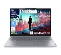 Lenovo ThinkBook 16 Gen 8 Business AI PC Laptop Computer, 40.6 cm FHD+, Intel 16-Core Ultra 7 255H (Beat i7-13900H), 32GB DDR5 RAM, 1TB PCIe SSD, WiFi 6E, Bluetooth 5.3, lector de huellas dactilares