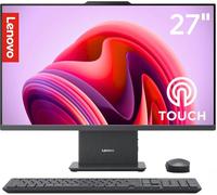 Lenovo ThinkCentre - Computadora de escritorio todo en uno con pantalla táctil FHD de 27 pulgadas, DDR5 de 16 GB, procesadores Intel 13th 8 Core I5, SSD de 256 GB, Wi-Fi 6, Windows 11 Pro