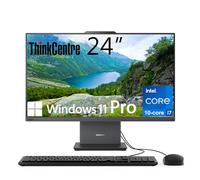 Lenovo ThinkCentre - Computadora de escritorio todo en uno, pantalla IPS FHD de 24 pulgadas, procesador Intel Core i7-13620H de 10 núcleos, DDR5 de 32 GB, SSD de 2 TB, Wi-Fi 6, USB-C, entrada y salida
