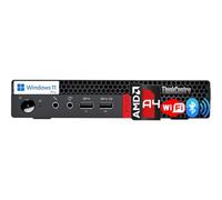 Lenovo ThinkCentre - Escritorio pequeño, CPU AMD, 16 GB de RAM, SSD de 1 TB, soporte de doble pantalla, Wi-Fi, Bluetooth, múltiples puertos USB, puerto Ethernet, Windows 11 Pro, diseño compacto, grado