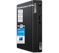 Lenovo ThinkCentre M70q Business Mini PC de escritorio, 16 GB DDR4 RAM, 512 GB PCIe SSD, Intel 6-Core i5-10400 (Beat i7-8700), WiFi 6, Bluetooth, antena inalámbrica, teclado y mouse, Windows 11 Pro