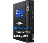 Lenovo ThinkCentre M70q Tiny 1L Business Desktop Computer, Intel Hexa-Core i5-12500T de 12ª generación (Beat i7-11700T), 64GB DDR4 RAM, 1TB PCIe SSD, WiFi 6, Bluetooth 5.1, Windows 11 Pro