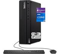 Lenovo ThinkCentre M70s Gen 5 SFF Intel i7-14700, 64GB DDR5 RAM, 2TB SSD, Wi-Fi 6E + BT, RJ-45, HDMI, DP, KB y mouse con cable, Windows 11 Pro, escritorio empresarial, color negro