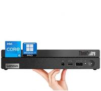 Lenovo ThinkCentre M75q Business Mini computadora de escritorio, AMD Ryzen 5 Pro (hasta 4.40 GHz), 16 GB de RAM, SSD PCIe de 512 GB, diseño ultra silencioso, soporte para 2 monitores 4K, WiFi 6