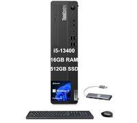 Lenovo ThinkCentre M80s SFF - PC de computadora para negocios de factor de forma pequeño (Intel 8-Core i7-10700 vPro, 16GB RAM, 512GB SSD, Radeon 520 2GB), cable IST, puerto DisplayPort, Ethernet,