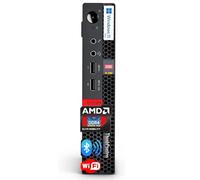 Lenovo ThinkCentre Micro Desktop, 16 GB DDR4 RAM, unidad SSD de 1 TB, procesador AMD y gráficos, soporte de doble pantalla, Wi-Fi, Bluetooth, USB, RJ-45, Windows 11 Pro, Tiny Frame, rendimiento
