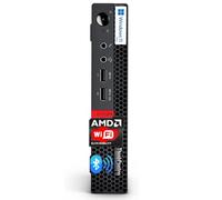 Lenovo ThinkCentre Micro Desktop, 8 GB DDR4 RAM, unidad SSD de 512 GB, procesador AMD y gráficos, soporte de doble pantalla, Wi-Fi, Bluetooth, USB, RJ-45, Windows 11 Pro, grado empresarial, apto para