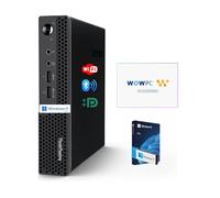 Lenovo ThinkCentre Micro Desktop, RAM DDR4 de 16 GB, unidad SSD de 512 GB, procesador AMD y gráficos, soporte de doble pantalla, Wi-Fi, Bluetooth, USB, RJ-45, Windows 11 Pro, grado empresarial, apto