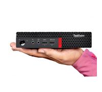 Lenovo ThinkCentre Mini Business Desktop, diseño ultra silencioso, soporte de monitor dual 4K, memoria de 8 GB, SSD PCIe de 128 GB, procesador AMD de doble núcleo, USB-C, Wi-Fi, RJ-45, Bluetooth, KB y