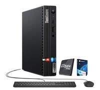 Lenovo ThinkCentre - Mini computadora, CPU AMD Ryzen 5 PRO, 40 GB de RAM, SSD de 512 GB y disco duro de 1 TB, Wi-Fi 6, Bluetooth5, USB-C, HDMI, RJ-45, Windows 11 Pro, diseñado para programación de IA