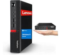 Lenovo ThinkCentre Mini computadora de escritorio | Procesador AMD de doble núcleo | Soporte de doble pantalla | Wi-Fi, Bluetooth, USB, RJ-45| Windows 11 Home| para uso completo (solo Dpi, 16 GB de