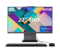 Lenovo ThinkCentre Neo 50a computadora empresarial todo en uno, visualización FHD de 27 pulgadas de 100 Hz, Intel Core i7-13620H, 16GB DDR5 RAM, 1TB SSD, cámara web, HDMI, tipo C, Wi-Fi 6, teclado y
