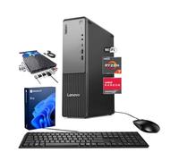 Lenovo ThinkCentre Neo 55s SFF Business AI Desktop, AMD Ryzen 7 250 (hasta 5.10 GHz), 16GB DDR5, 1TB SSD, Wi-Fi 7, DP, compatible con 2 monitores 4K, KB y mouse con cable, Win 11 Pro, paquete de
