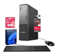 Lenovo ThinkCentre Neo 55s SFF Business AI Desktop, AMD Ryzen 7 250 (hasta 5.10 GHz), 32GB DDR5, 1TB SSD, Wi-Fi 7, DP, compatible con 2 monitores 4K, KB y mouse con cable, Win 11 Pro, paquete de