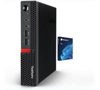 Lenovo ThinkCentre Tiny Business Desktop Mini PC, procesador AMD, 16 GB de RAM, SSD PCIe de 512 GB, 2 puertos de pantalla, USB 3.1 Gen 1, RJ-45, Wi-Fi, Windows 11 Pro, negro