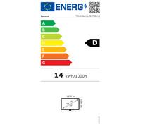 Lenovo ThinkCentre Tiny-In-One pantalla para PC 60,5 cm (23.8") 1920 x 1080 Pixeles Full HD LED Negro