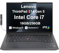 Lenovo ThinkPad E14 G5 - Laptop empresarial, pantalla IPS FHD+ de 14 pulgadas (Intel i7-1355U (Beat Ryzen 7 7730U), 16 GB de RAM, SSD PCIe de 256 GB, Thunderbolt 4, WiFi 6E, cámara web HD, Win 11 Pro