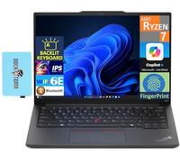 Lenovo Thinkpad E14 G6 - Laptop empresarial con pantalla IPS WUXGA de 14 pulgadas (AMD Ryzen 7 7735U, DDR5 de 8 GB, SSD PCIe de 2 TB, KB retroiluminado, huella dactilar, 2 Thunderbolt 4, WiFi 6E, Win