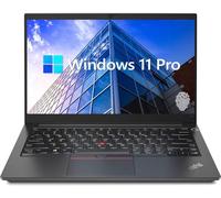 Lenovo ThinkPad E14 Gen 5 Business Laptop, pantalla FHD+ de 14 pulgadas, AMD Ryzen 7 7730U (Beat i7-1255U), 16GB RAM, 512GB SSD, lector FP, teclado retroiluminado, HDMI, RJ45, Wi-Fi 6, Windows 11 Pro