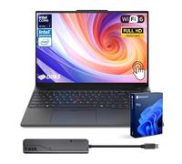Lenovo ThinkPad E16 Business AI Laptop, 40.6 cm FHD+, Intel Core Ultra 7 155U, 64GB DDR5 RAM, 2TB SSD, huella dactilar, retroiluminado, HDMI, Wi-Fi 6, Windows 11 Pro, paquete con estación de