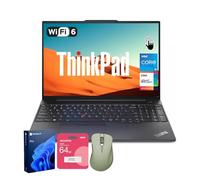 Lenovo ThinkPad E16 Business Laptop, pantalla táctil FHD+ de 16 pulgadas, Intel 10-Core i5-1335U, 40GB RAM, 1TB SSD, huella dactilar, KB retroiluminado, HDMI, Thunderbolt 4, cámara web de 1080p, Wi-Fi