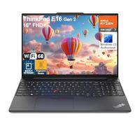 Lenovo ThinkPad E16 G2 40.6 cm FHD+ Business Laptop Computer, AMD 8-Core Ryzen 7 7735HS (Beat i7-1355U), 32GB DDR5 RAM, 1TB PCIe SSD, WiFi 6E, teclado retroiluminado, lector de huellas dactilares