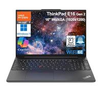 Lenovo ThinkPad E16 G2 Business Laptop Computer, 32GB DDR5 RAM, 1TB PCIe SSD, AMD 8-Core Ryzen 7 7735HS (Beat i7-1360P), 40.6 cm FHD+, WiFi 6E, retroiluminado KB, lector de huellas dactilares, Windows