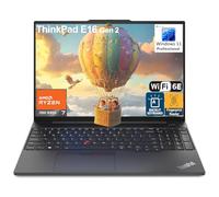 Lenovo ThinkPad E16 G2 Business Laptop Computer, 40.6 cm FHD+, AMD 8-Core Ryzen 7 7735HS (Beat i7-1360P), 64GB DDR5, 2TB PCIe SSD, WiFi 6E, lector de huellas dactilares, teclado retroiluminado